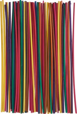 Produktbild von VBS Bastel-Strohhalme Bunt, 22cm, 50 Stk.