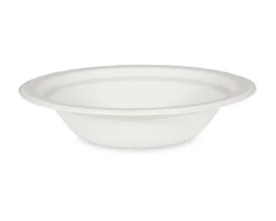 Produktbild von 250x Suppenteller Salatschalen Schale rund Zuckerrohr 400ml Ø 18 x 4 cm