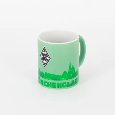 Produktbild von Borussia Mönchengladbach Tasse "Grün Metallic"