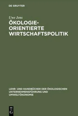 Produktbild von Ökologieorientierte Wirtschaftspolitik