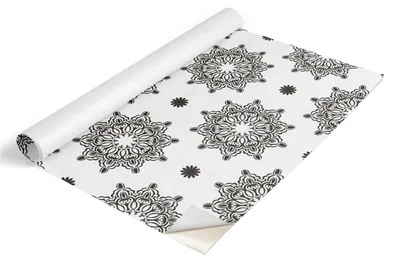 Imagen del producto de Película adhesiva para muebles - Vinilo autoadhesivo para muebles - Lámina autoadhesiva de 65x130 cm - Película para muebles, ideal para armarios - Lámina para muebles - Película para la cocina - Resistente al agua - Lavable - Autoadhesiva - Sin burbujas de aire - Diseño elegante de mandala
