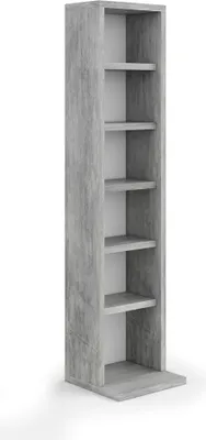 Produktbild von Vicco CD-Regal, 21 x 91.8 cm, Beton