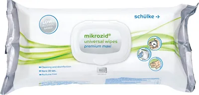 Produktbild von Mikrozid Universal Wipes Premium zur Desinfektion von Medizinprodukten und Flächen aller Art, 80 St. Tücher