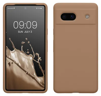 Produktbild von kwmobile Handyhülle für Google Pixel 7a Hülle, für Pixel 7a Case - Hülle Silikon - kabelloses Laden - Cappuccino