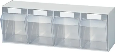 Produktbild von Przezroczysty magazynek H207xW600xD172mm 4 x D Ku.white LOCKWEILER