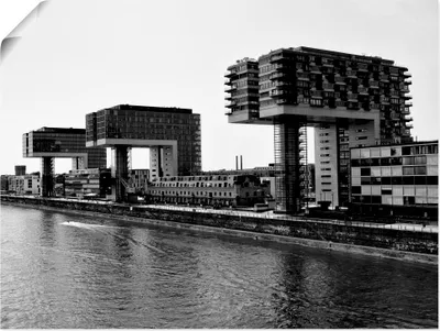 Produktbild von ARTland Poster Kranhäuser in Rheinauhafen in Köln Größe: 60x45 cm