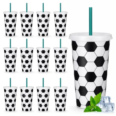 Image de Solidchoice - Ensemble de 12 gobelets pour le football, 710 ml, sans BPA