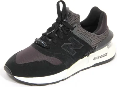 Produktbild von H0924 sneaker donna NEW BALANCE 997 Frauen Wildleder/Stoff Schuh schwarz/grau