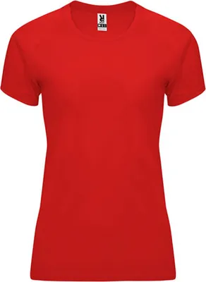 Produktbild von Roly Sport CA0408 | Bahrain Woman T-Shirt mit Raglan-Ärmeln - Farbe: Red 60 - Größe: M