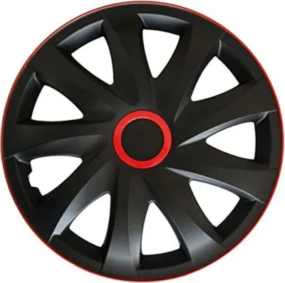 Zdjęcie produktu dla 15-calowy zestaw 4 obręczy kół KANDO RACE zestaw 15 "Kando RACE czarny/czerwony