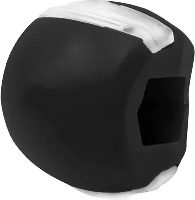 INF Silikónový posilňovač čeľustí Jawline Black 1 pack
