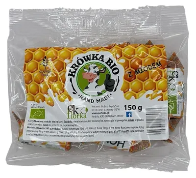 KRÓWKI Z MIODEM BEZGLUTENOWE BIO 150 g - EKOFLORKA