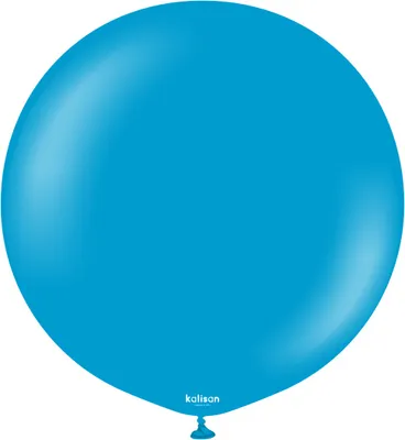 Obrázek produktu pro Latexové balónky Karibská modř, modré, 45 cm, 25 ks.