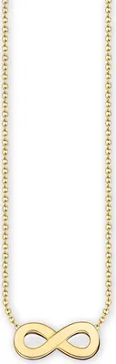 Thomas Sabo KE2221-413-39-L45V Damen-Halskette mit Infinity-Anhänger vergoldet 1