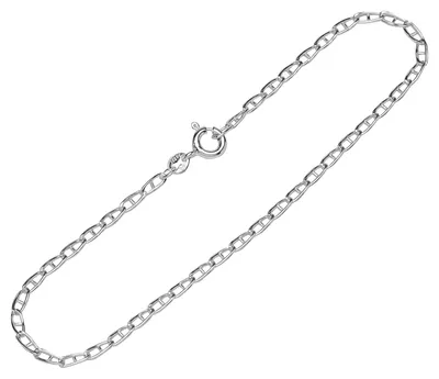 Productafbeelding van NKlaus armband, 925 sterling zilver, 19 cm, lange panterketting, gedrukt, damesarmband