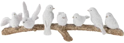 Produktbild von Vögel auf einer Zweigdekoration 30x7x8CM