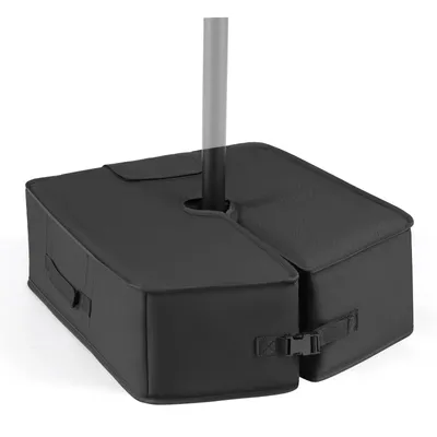Image de Pied de parasol COSTWAY, support de parasol, pouvant être rempli de 40 kg de sable, support de parasol, lest pour parasol, pied de parasol 47 x 46 x 16 cm, noir