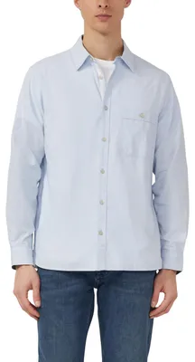 Produktbild von s.Oliver 2174260.50K0.L, Hemd, Männlich, Blau, Gestreiftes Muster, L, Leger