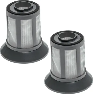 Produktbild von vhbw 2x Staubsaugerfilter kompatibel mit Bomann BS 9012 CB Eco Cyclon, BS 9022 CB Staubsauger - Filtereinsatz (Nylon- + HEPA-Filter) Schwarz Grau Weiß