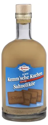 Produktbild von Kemm´sche Kuchen Sahnelikör 15% Vol. 0,5l