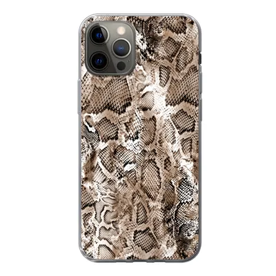Produktbild von MuchoWow® Handyhülle Schutzhülle Hülle für iPhone 13 Pro Tiermuster - Schlange - Haut Silikon Softcase Handy Hülle - Handy-Tasche