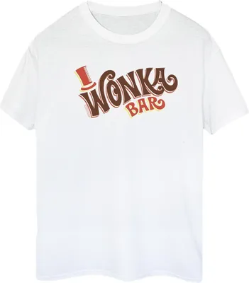 Produktbild von Willy Wonka - "Bar Logo" T-Shirt für Damen BI47207 (5XL) (Weiß)