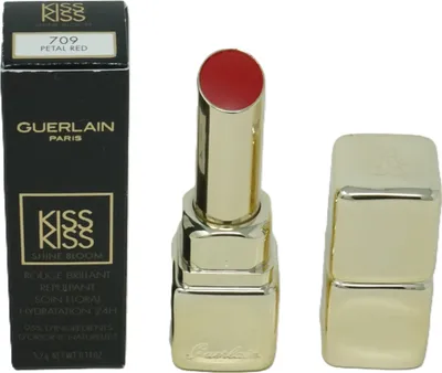 Produktbild von Guerlain KissKiss Shine Bloom, Rot, Petal Red, 1 Farben, Feuchtigkeitsspendend, Frauen, Glanz