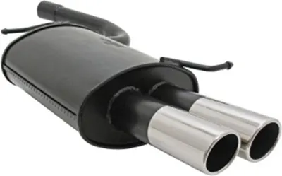 Image de Echappement sport Novus pour Audi A4 B6 / 8E 2x76mm SR-Design Silencieux final avec ABE