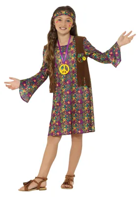 Zdjęcie produktu dla Kostium "Hippie" - Halloween, rozmiar dziecięcy: 116-128