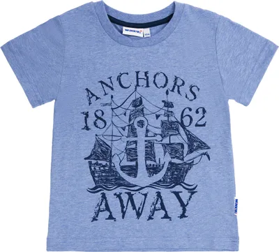 Produktbild von Jungen-T-Shirt Away  - Blaumeliert - 104