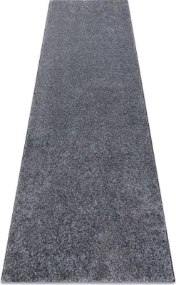 Produktbild von Läufer SANTA FE grau 97 eben, glatt, einfarbig Grau 100x350 cm