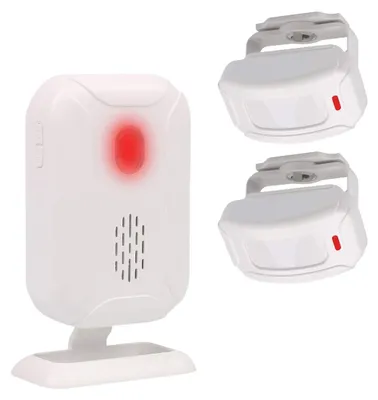 Immagine prodotto di Sensore di movimento allarme - Wireless - Campanello - 2 sensori - 113 dB