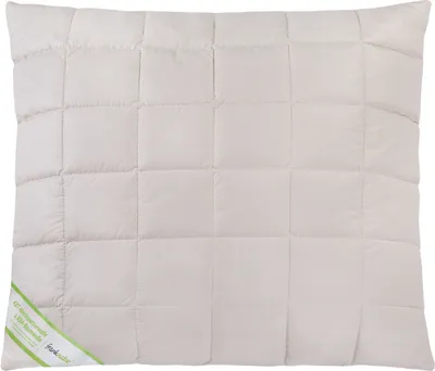Produktbild von Kopfkissen 80x80 Schurwolle kbT Bio Baumwolle kbA Füllmenge variierbar