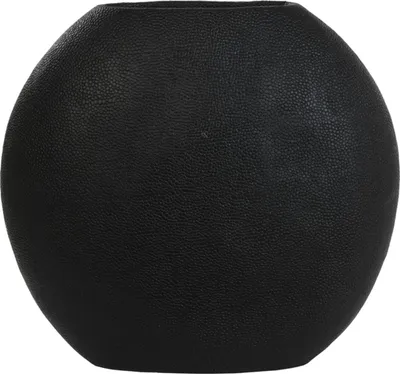 Immagine prodotto di Vaso decorativo Rayskin opaco nero - 50x20x45 cm