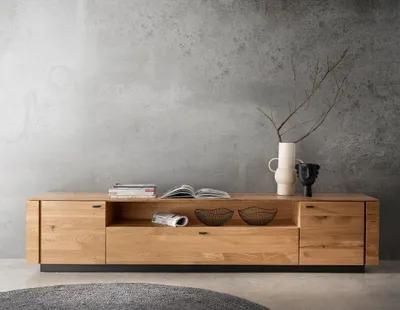 Produktbild von TV Board 220x47cm "Savona" Wildeiche geölt