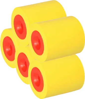 Immagine prodotto di KOTARBAU® Set di 5 rotoli di ricambio per rulli pressori per carta da parati in gomma 45 mm x 40 mm