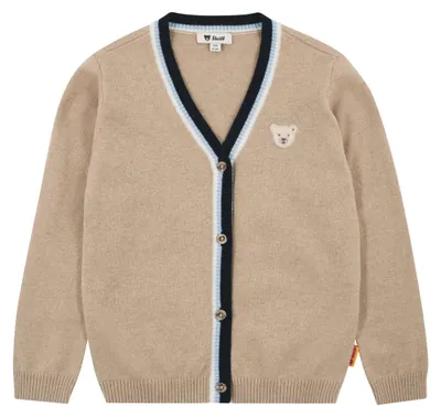 Immagine prodotto di Giacca di lana Steiff, taglia EU 104, color sesamo. Giacca di lana per bambini, calda e confortevole