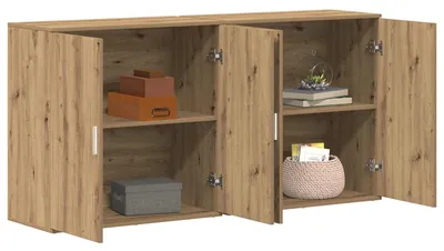 Obrázok produktu pre vidaXL Komoda, 2 ks, dub Artisan, 79 x 38 x 80 cm, drevotrieska