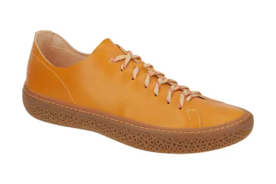 Produktbild von Think TJUB Damenschuhe - bequeme Schnür- Halbschuhe gelb Freizeit NEU