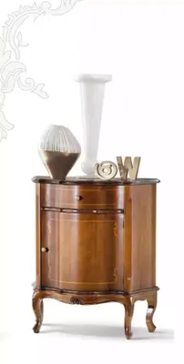 Produktbild von Klassische Braune Kommode Schlafzimmer Möbel Designer Beistellkonsole