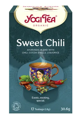 Obrázok produktu pre SLADKÝ CHILI ČAJ (17 x 1,8 g) 30,6 g - JOGI ČAJ