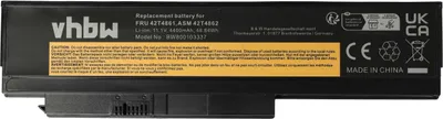 Produktbild von vhbw Akku kompatibel mit Lenovo ThinkPad X230i, X220, X220i, X220s, X230 Notebook (4400 mAh, 11,1 V, Li-Ion)