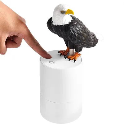 Produktbild von Automatischer Schaumseifenspender,automatischer Flüssigseifenspender,Weißkopfseeadler-förmiger ,Touchless, 300ml Kapazität, Batteriebetrieben,für Küche und Bad