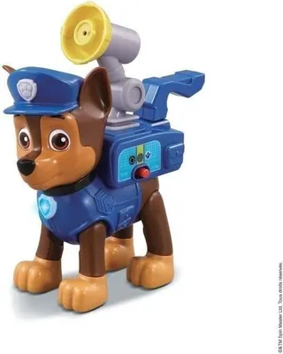 Image de Figurine Interactive VTECH Pat Patrouille Chase, Avec Accessoires de Sauvetage, 3-7 Ans
