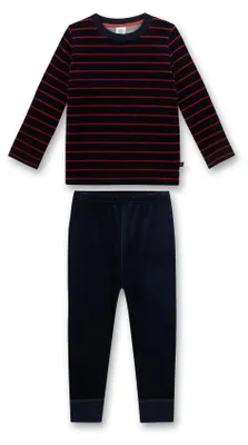 Productafbeelding van Sanetta pyjama voor jongens, donkerblauw | Comfortabel kinderpyjama