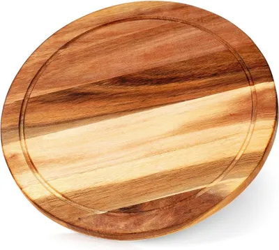 Zdjęcie produktu dla Deska do krojenia i serwowania drewniana 30 cm