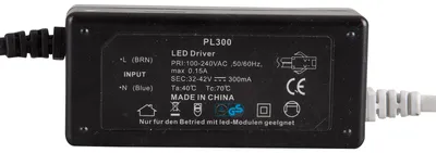 Produktbild von Konstantstromquelle LED 100-240V AC Netzteil 300mA 32-42V
