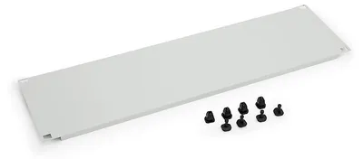 Produktbild von Triton 19" 1HE Blindplatte, lichtgrau
