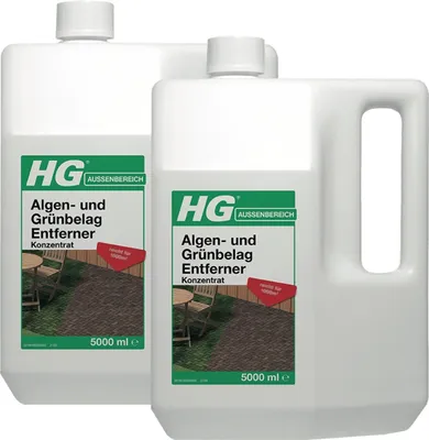 Produktbild von HG Algen- und Grünbelag Entferner Konzentrat 5L (2er Pack)