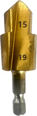 Obrázek produktu pro Čepový výstružník, 6,35 mm, šestihranná stopka, plastové trubky PPR, rozšiřovač čepů, praktický vrták, instalatérský vystružovací nástroj